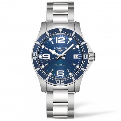 Longines HydroConquest L3.340.0.49.6 Vodotěsnost 300M, Quartz, 34 mm