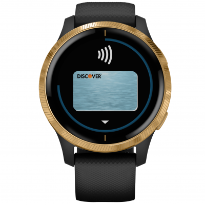 Garmin Venu Gold/Black 010-02173-33 43 mm, Gorilla Glass, Vode odolnosť 50M