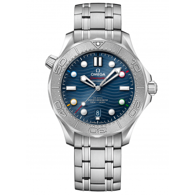 Omega Seamaster Diver 300M "Beijing 2022" 522.30.42.20.03.001 Manufaktúrny kaliber, Wasserdicht  300M, 42 mm