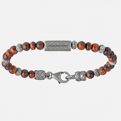 Montblanc Duo Beads Silver 12616363 Bracelet, 63 (M)
