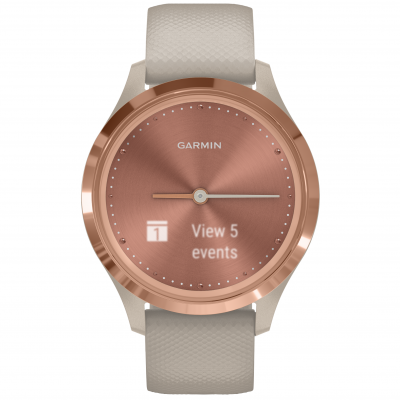 Garmin Vivomove 3S Light Sand/Rose Gold 010-02238-22 39 mm, Dotykový displej, Vode odolnosť 50M