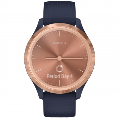 Garmin Vivomove 3S Navy/Rose Gold 010-02238-23 39 mm, Dotykový displej, Vode odolnosť 50M