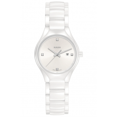 Rado True Diamonds R27 061 71 2 Ceramic, Diamonds, Quartz, 30 mm