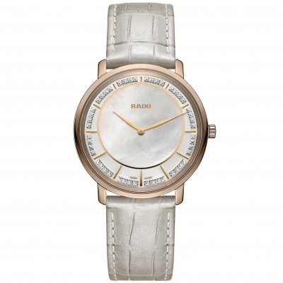 Rado DiaMaster Thinline R14 071 93 6 Diamanty, Keramika, Quartz, 37.80 mm