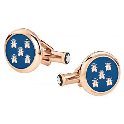 Montblanc 128393 Cufflinks, Napoleon, 16 mm