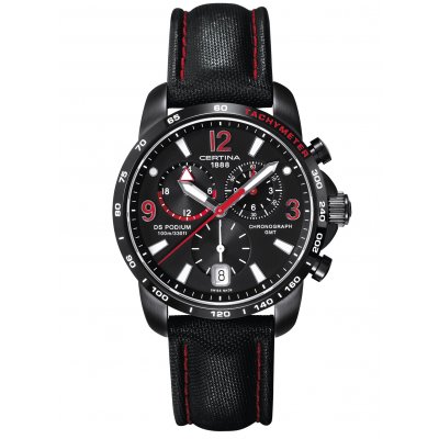 Certina DS Podium C001.639.16.057.02 GMT, Quartz Chronograf, 42 mm