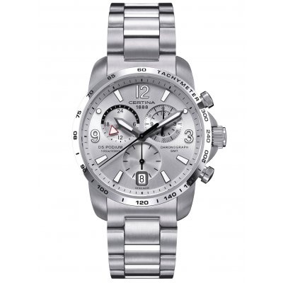 Certina DS Podium C001.639.11.037.00 GMT, Quartz Chronograph, 42 mm