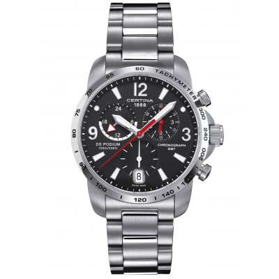 Certina DS Podium C001.639.11.057.00 GMT, Quartz Chronograf, 42 mm