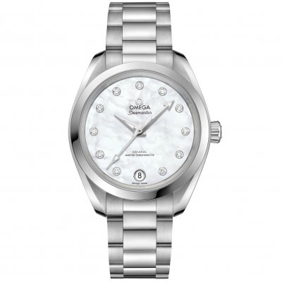 Omega Seamaster Aqua Terra 150M 220.10.34.20.55.001 Manufaktúrni kalibr, Diamanty, 34 mm