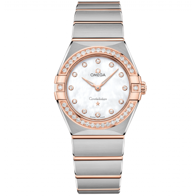 Omega Constellation 131.25.28.60.55.001 Zlato & Diamanty, Quartz, 28 mm