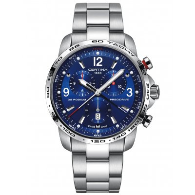 Certina DS Podium C001.647.11.047.00 1/100 sec, Quarz-Chronograph, 43.5 mm