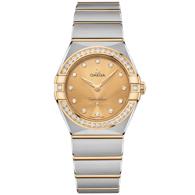 Omega Constellation 131.25.28.60.58.001 Zlato & Diamanty, Quartz, 28 mm