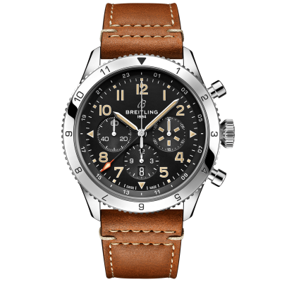 Breitling SUPER AVI B04 CHRONOGRAPH GMT 46 P-51 MUSTANG AB04453A1B1X1 Manufaktúrny kaliber, Vode odolnosť 100M, 46 mm,