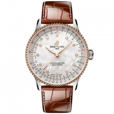 Breitling Navitimer Automatic 36 U17327211A1P1 Gold & Diamonds, Automatic, 36 mm