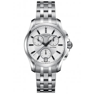 Certina DS Prime C004.217.11.036.00 Diamante, Quarz-Chronograph, 41.5 mm