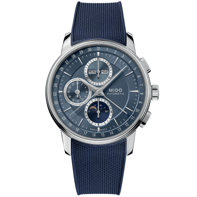 Mido Baroncelli Chronograph Moonphase M027.625.17.041.00 Automatic Chronograph, 42 mm