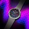 The Mido Commander 1959 Pixel flashes like a disco ball